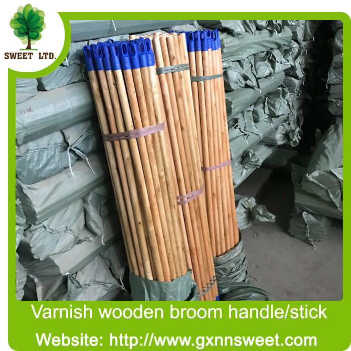 pvc coated wooden broom, wooden broom stick