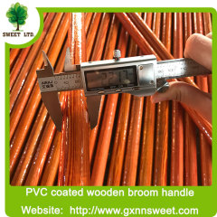 Home cleaning custom sizes for the best price and high quality hardwood PVC Coast broom handles for the European market