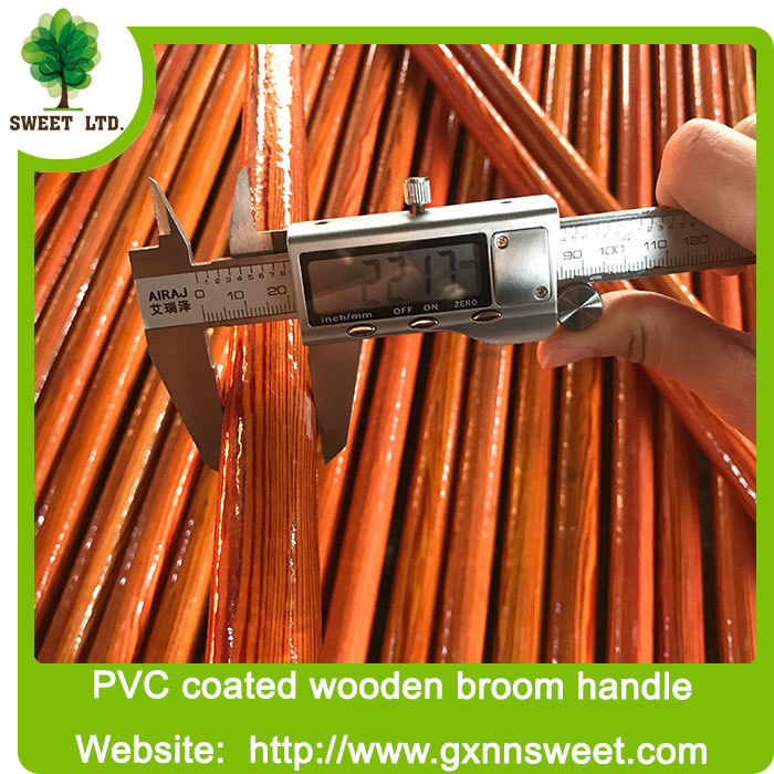 Home cleaning custom sizes for the best price and high quality hardwood PVC Coast broom handles for the European market