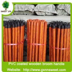 Home cleaning custom sizes for the best price and high quality hardwood PVC Coast broom handles for the European market