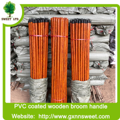 Home cleaning custom sizes for the best price and high quality hardwood PVC Coast broom handles for the European market