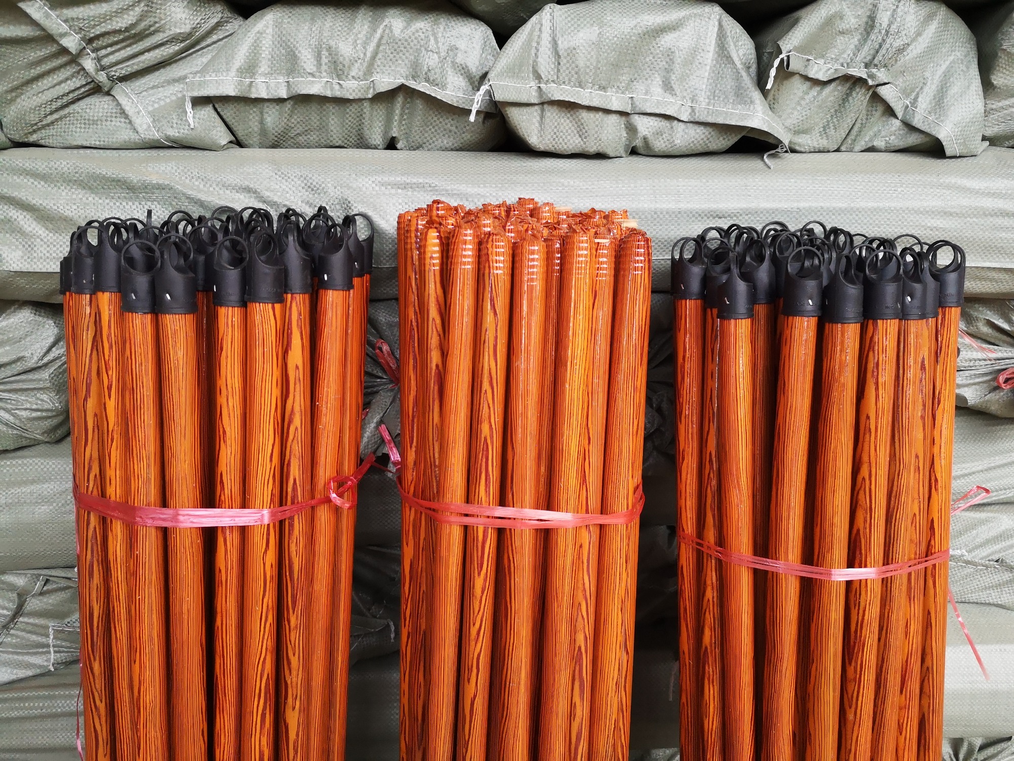 pvc wood broom stick
