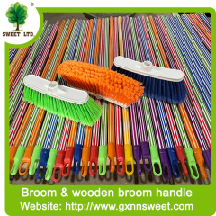 Yiwu Factory Escobas Sweeping Cleaning Home Brooms with Pole Palos De Escobas