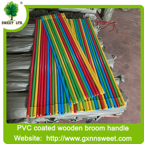 Chinese Broom Fiber Round 120cm Length Wooden Handle Broom Stick for Turkey Algeria Egypt Vietnam