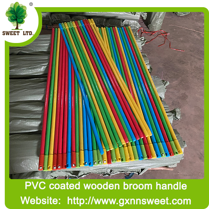 Chinese Broom Fiber Round 120cm Length Wooden Handle Broom Stick for Turkey Algeria Egypt Vietnam