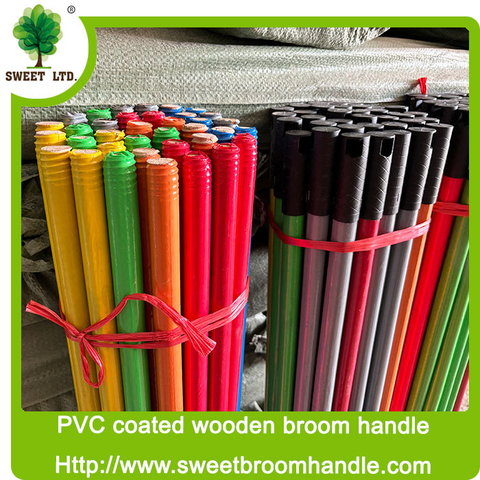 Price 120cm Eucalyptus Wood PVC Wood Broom Stick Long Handle Mop Stick to Sweeping