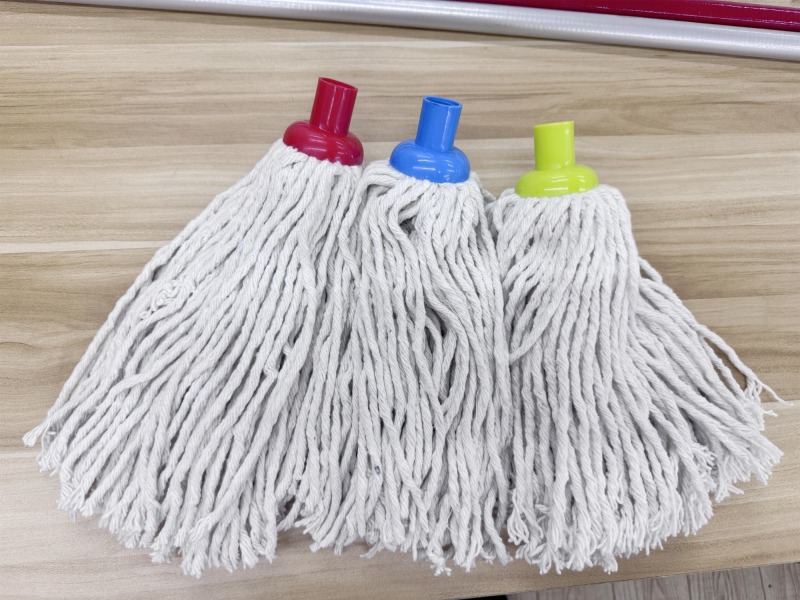 200g/300g/400g Cotton mop head with Wooden handle