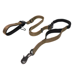 LOS ANDES Dog Leash, Heavy Duty Leash with Traffic Handle, 5-8 FT Strong Bungee Leash and Car Seatbelt, Reflective Walking Lead for Medium Dogs …