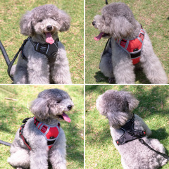 LOS ANDES Dog Harness No Pull Adjustable Pet Harness Front Clip Breathable Safe Dog Vest Soft Easy Control Harness for Small Medium Dogs