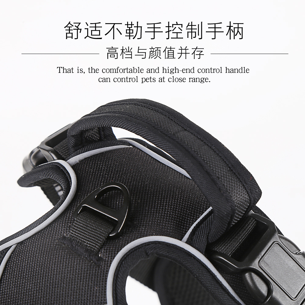 LOS ANDES Dog Harness Adjustable Pet Harness Front Clip Heavy Duty Safe Dog Vest Soft Easy Control Harness for Small Medium Large Dogs