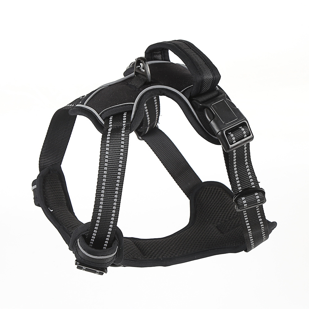 LOS ANDES Dog Harness Adjustable Pet Harness Front Clip Heavy Duty Safe Dog Vest Soft Easy Control Harness for Small Medium Large Dogs