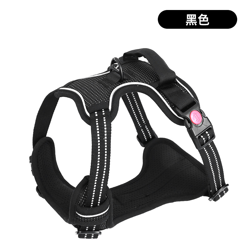 LOS ANDES Dog Harness No Pull Adjustable Pet Harness Front Clip Breathable Safe Dog Vest Soft Easy Control Harness for Small Medium Dogs