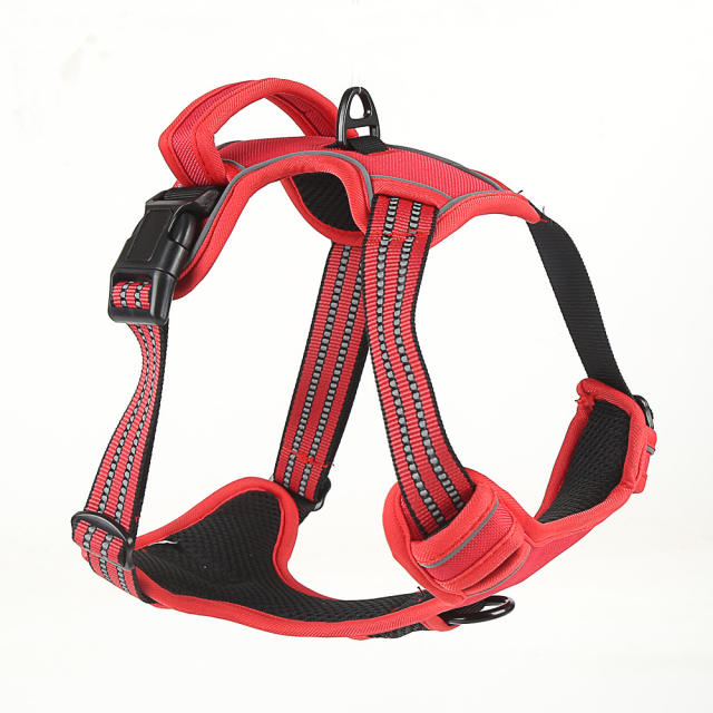 LOS ANDES Dog Harness Adjustable Pet Harness Front Clip Heavy Duty Safe Dog Vest Soft Easy Control Harness for Small Medium Large Dogs