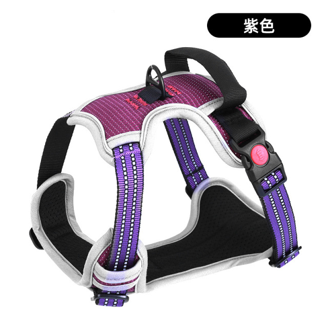 LOS ANDES Dog Harness No Pull Adjustable Pet Harness Front Clip Breathable Safe Dog Vest Soft Easy Control Harness for Small Medium Dogs