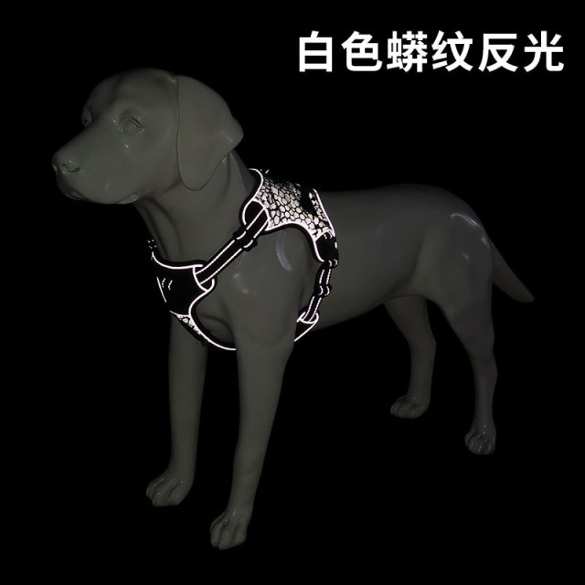 LOS ANDES Dog Harness No Pull Adjustable Pet Harness Front Clip Safe Dog Vest Soft Reflective Harness for Small Medium Large Dogs