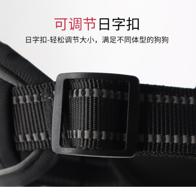 LOS ANDES Dog Harness Adjustable Pet Harness Front Clip Heavy Duty Safe Dog Vest Soft Easy Control Harness for Small Medium Large Dogs