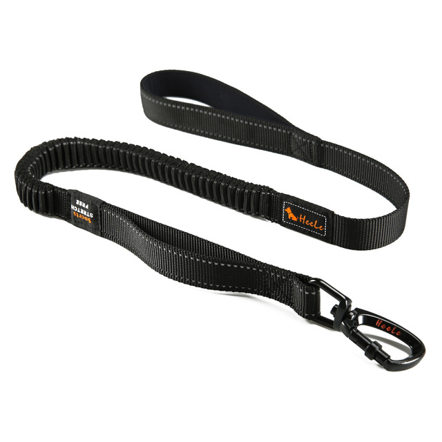 LOS ANDES Dog Leash, Traffic Leash with Strong Bungee Reflective Walking Lead for Medium and Large Dogs