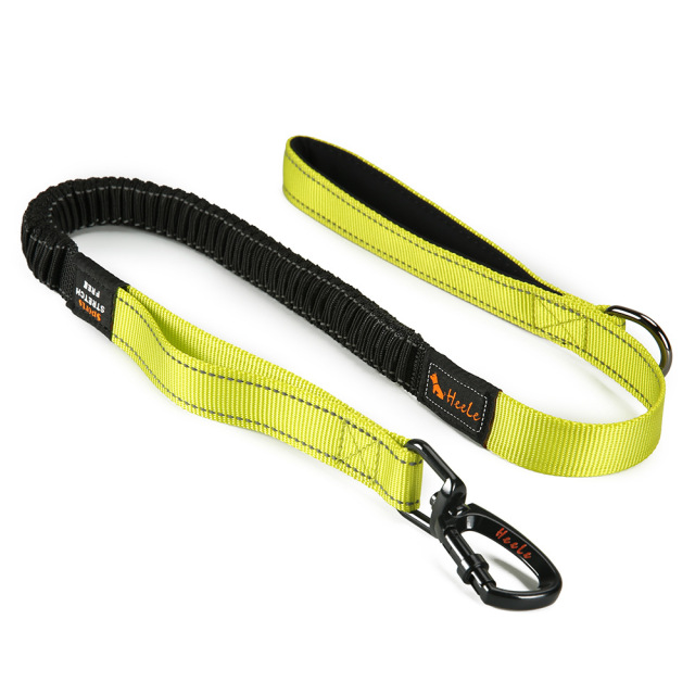 LOS ANDES Dog Leash, Traffic Leash with Strong Bungee Reflective Walking Lead for Medium and Large Dogs