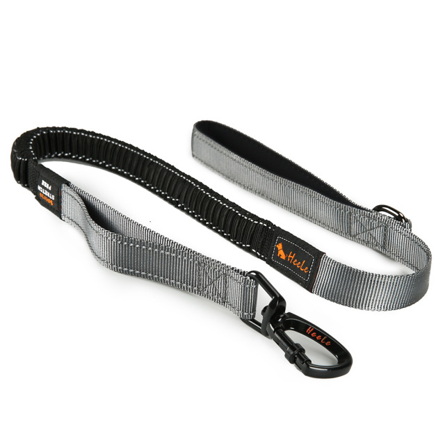 LOS ANDES Dog Leash, Traffic Leash with Strong Bungee Reflective Walking Lead for Medium and Large Dogs