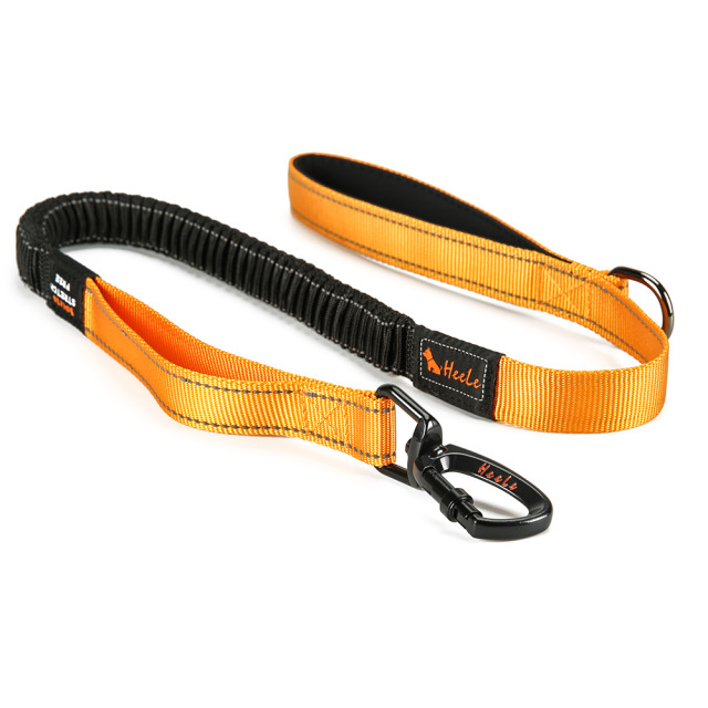 LOS ANDES Dog Leash, Traffic Leash with Strong Bungee Reflective Walking Lead for Medium and Large Dogs