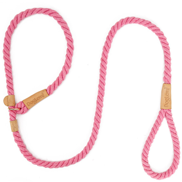LOS ADNES Extremely Durable Dog Rope Leash, Premium Quality Training Slip Lead,Thick Heavy Duty, Sturdy Nylon, Comfortable For The Strong Large Medium Small Pets