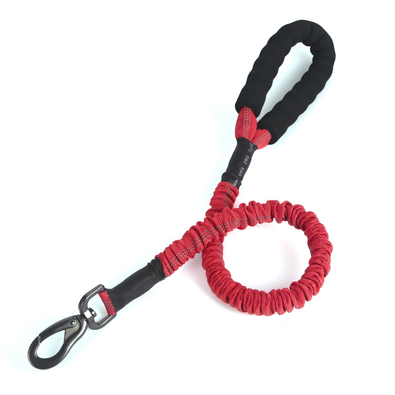 LOS ADNES Heavy Duty Bungee Dog Leash for Medium Large Breed Dogs, No Pull for Shock Absorption, Training Dog Leash