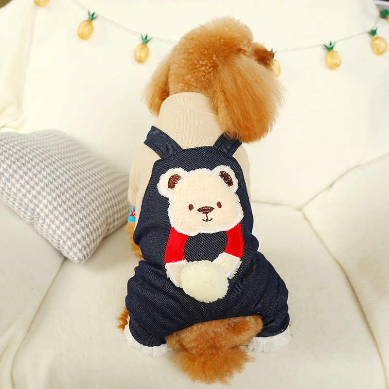 LOS ANDES Thermal Dog Clothes for Small Dogs Winter Outfits Little Puppy Sweater Pet Jumpsuits Cat Coats