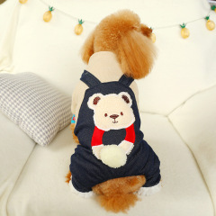 LOS ANDES Thermal Dog Clothes for Small Dogs Winter Outfits Little Puppy Sweater Pet Jumpsuits Cat Coats