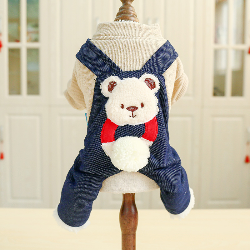 LOS ANDES Thermal Dog Clothes for Small Dogs Winter Outfits Little Puppy Sweater Pet Jumpsuits Cat Coats
