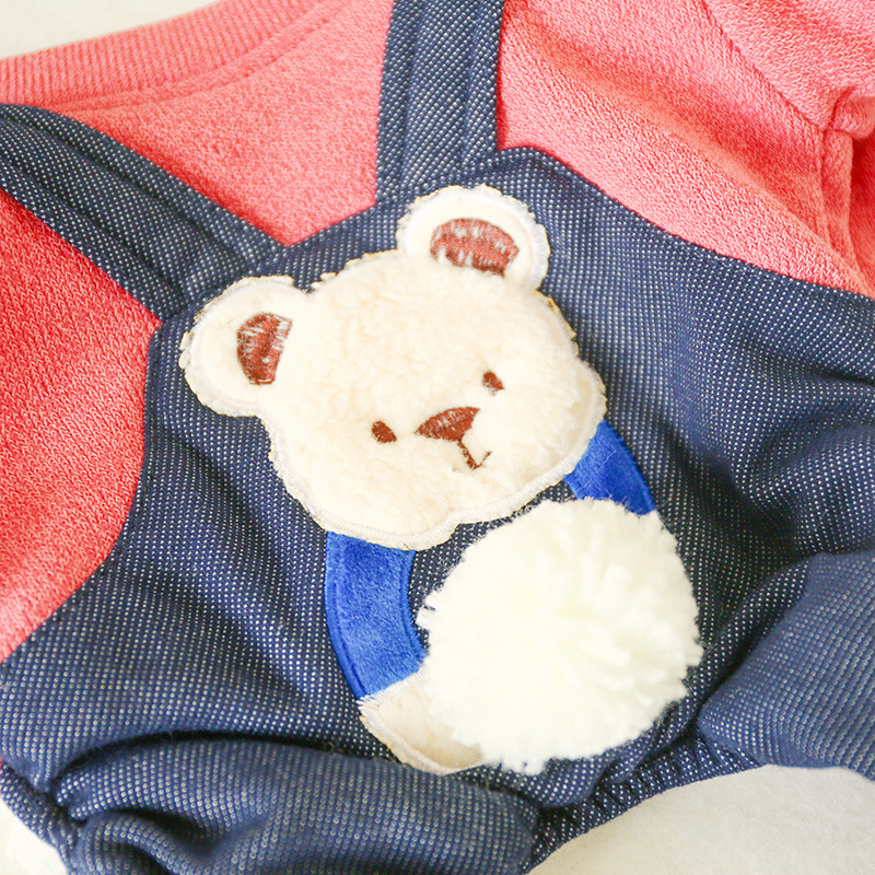LOS ANDES Thermal Dog Clothes for Small Dogs Winter Outfits Little Puppy Sweater Pet Jumpsuits Cat Coats