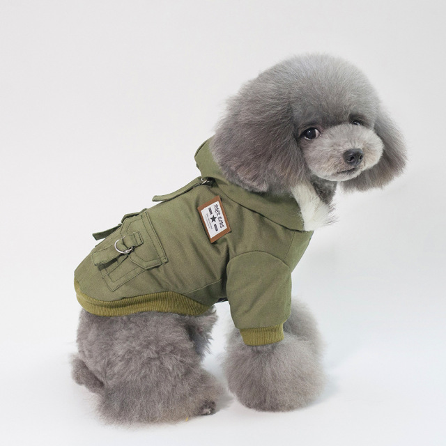 LOS ANDES Dog Costumes Clothes for Small Dogs Winter Puppy Jacket Little Puppy Sweater Pet Jumpsuits Cat Coats