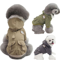 LOS ANDES Dog Costumes Clothes for Small Dogs Winter Puppy Jacket Little Puppy Sweater Pet Jumpsuits Cat Coats