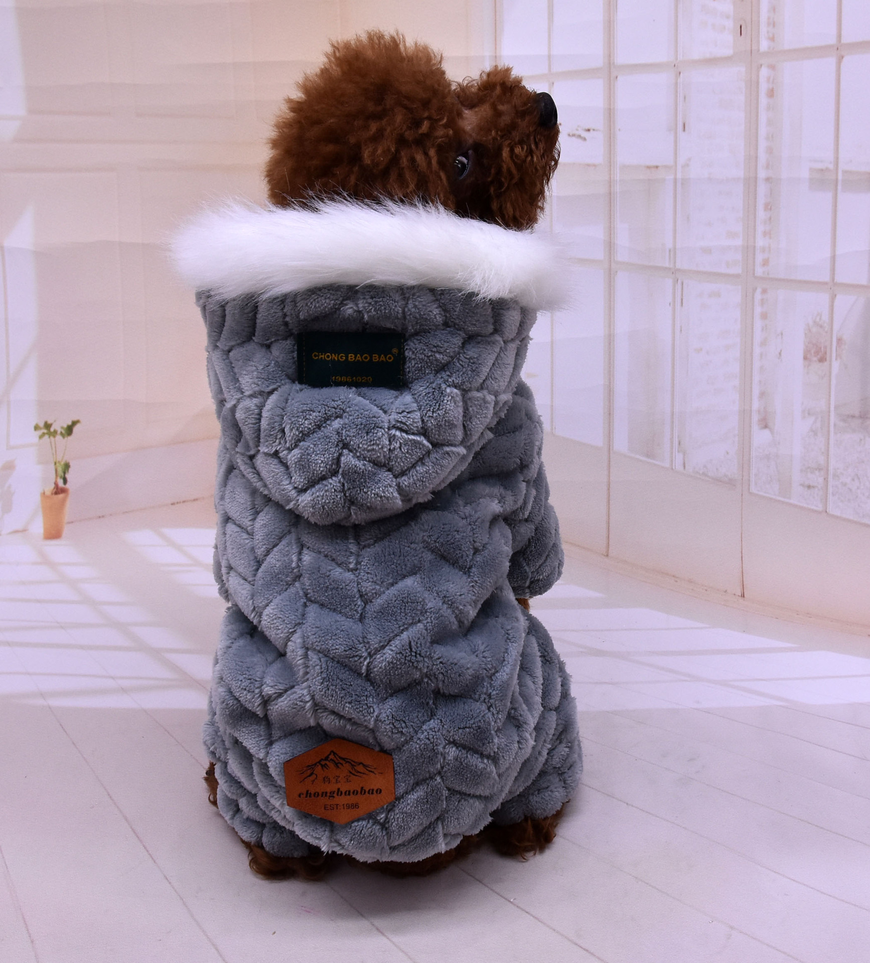LOS ANDES Dog Costumes Clothes for Small Dogs Winter Puppy Jacket Little Puppy Sweater Fashion Comfortable Pet Jumpsuits Cat Coats