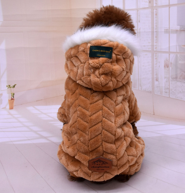 LOS ANDES Dog Costumes Clothes for Small Dogs Winter Puppy Jacket Little Puppy Sweater Fashion Comfortable Pet Jumpsuits Cat Coats