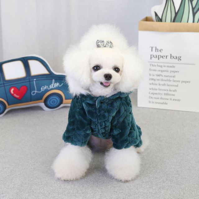 LOS ANDES Dog Costumes Clothes for Small Dogs Winter Puppy Jacket Little Puppy Sweater Fashion Comfortable Pet Jumpsuits Cat Coats