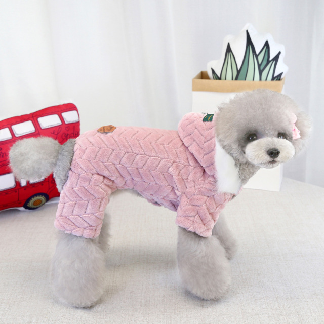 LOS ANDES Dog Costumes Clothes for Small Dogs Winter Puppy Jacket Little Puppy Sweater Fashion Comfortable Pet Jumpsuits Cat Coats