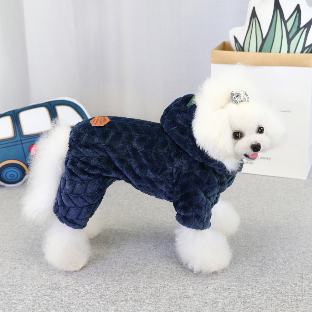LOS ANDES Dog Costumes Clothes for Small Dogs Winter Puppy Jacket Little Puppy Sweater Fashion Comfortable Pet Jumpsuits Cat Coats