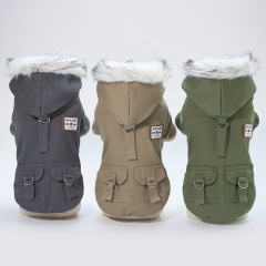 LOS ANDES Dog Costumes Clothes for Small Dogs Winter Puppy Jacket Little Puppy Sweater Pet Jumpsuits Cat Coats