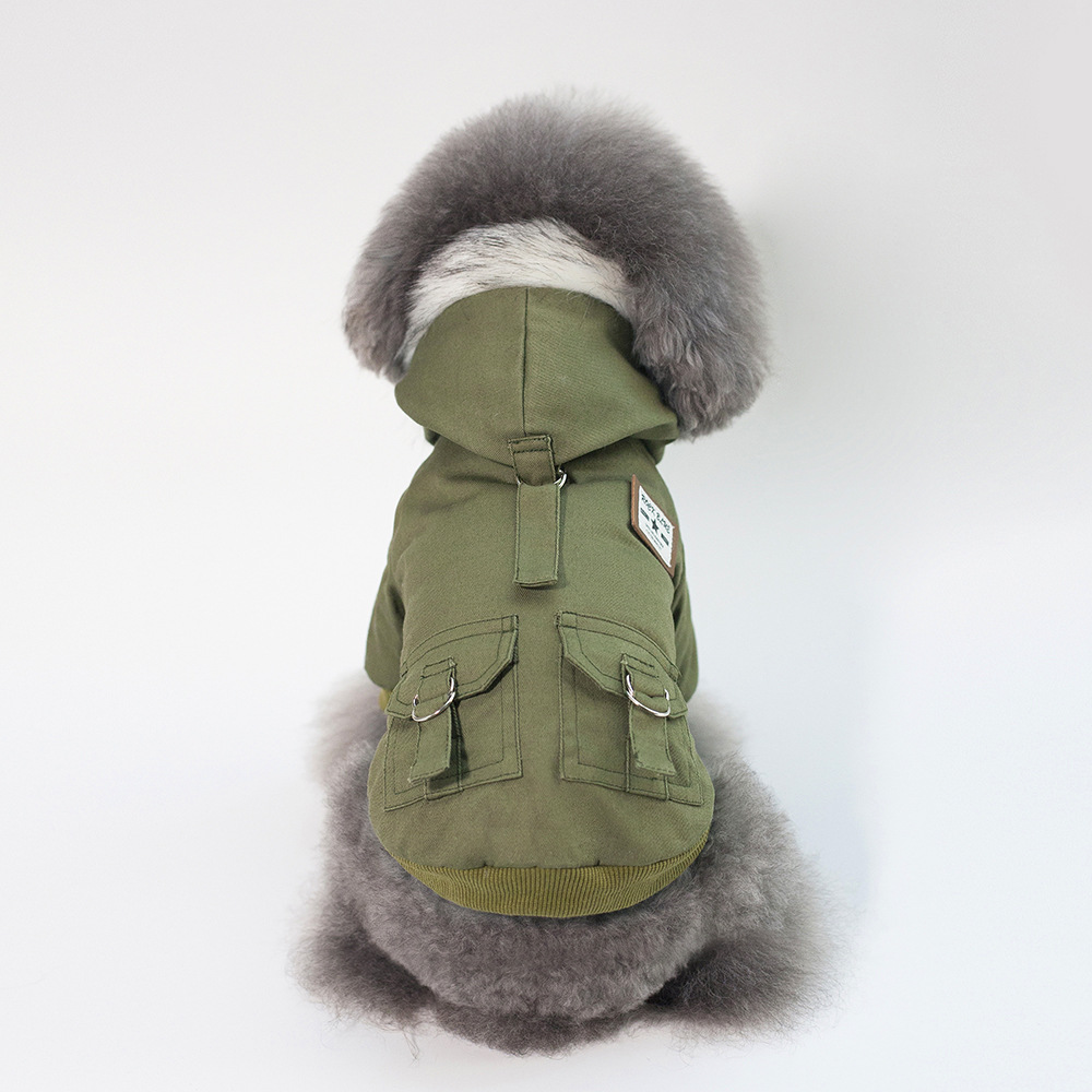 LOS ANDES Dog Costumes Clothes for Small Dogs Winter Puppy Jacket Little Puppy Sweater Pet Jumpsuits Cat Coats