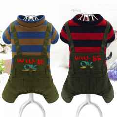 LOS ANDES Winter Dog Sweater Puppy Clothes, Warm Jean Sweater Doggie Coats, Classic Knit Holiday Pet Apparel