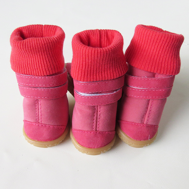 LOS ANDES Dog Boots,Dog Shoes,Dog Booties with Rugged Anti-Slip Sole and Skid-Proof,Outdoor Dog Shoes for Medium Dogs 4Pcs