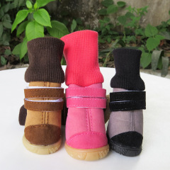 LOS ANDES Dog Boots,Dog Shoes,Dog Booties with Rugged Anti-Slip Sole and Skid-Proof,Outdoor Dog Shoes for Medium Dogs 4Pcs