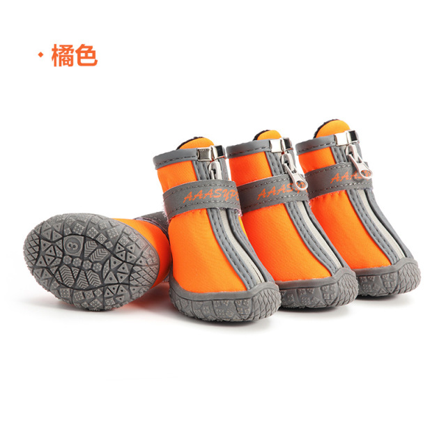 LOS ANDES Dog Booties Breathable Dog Walking Shoes Dog Boot for Small Medium Dogs, Puppy Shoes for Hot Pavement 4PCS