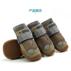 LOS ANDES Dog Boots,Waterproof Dog Shoes,Dog Booties with Reflective Rugged Anti-Slip Sole and Skid-Proof,Outdoor Dog Shoes for Medium Dogs 4Pcs