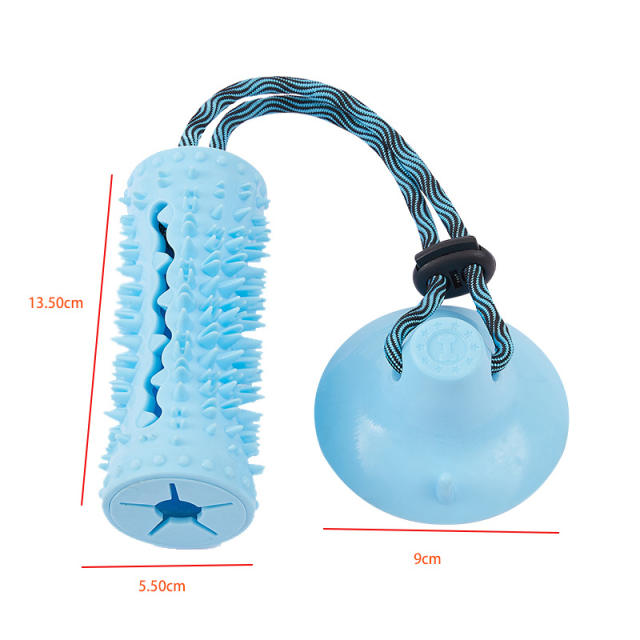 Dog Toys, Dog Chew Toys for Aggressive chewers,Dog Rope Toys with Suction Cup for Puppy Dogs,Dog Training Treats Teething Toys for Boredom, Small Dog Puzzle Toy Treat Food Dispensing Ball Toys