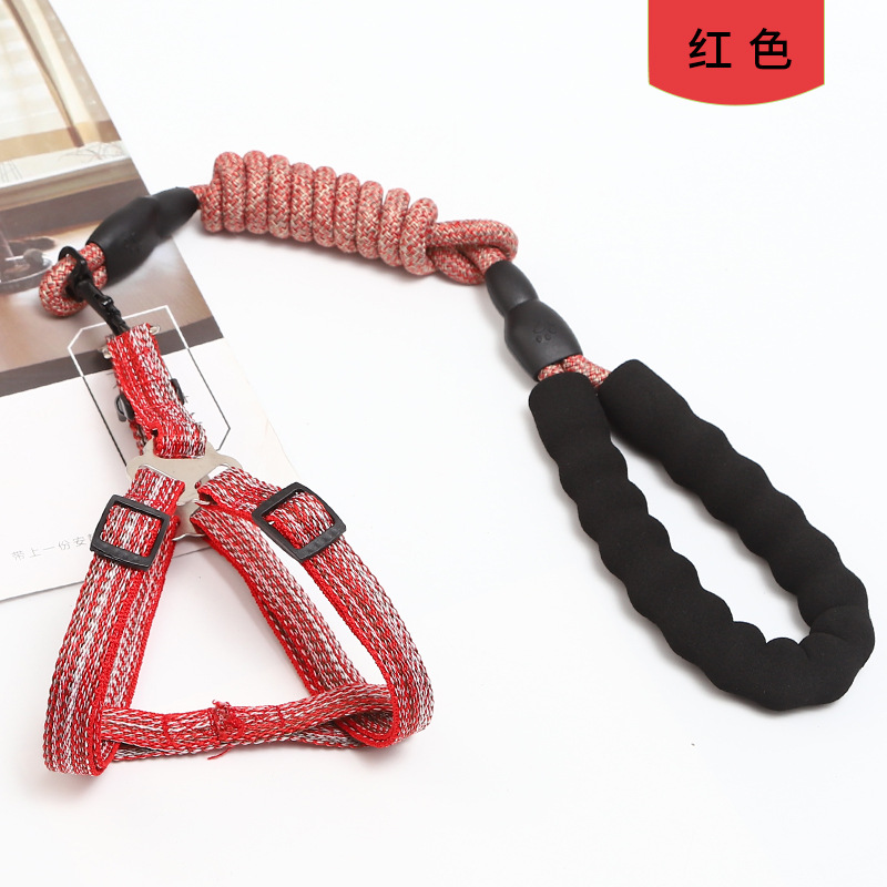 LOS ANDES Step in Dog Harness with leash No Pull Vest Harness Dog Training Walking Adjustable Gentle Comfortable Control Puppy Harness Small Dog Harness