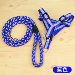 LOS ANDES No Pull Dog Harness and Leash Set, Adjustable Basic Reflective Step in Puppy Vest Outdoor Walking Pet Body Harness Set for Small Medium Dogs