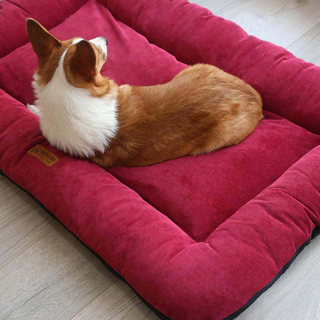 LOS ANDES Deluxe Dog Beds Super Plush Dog & Cat Beds Ideal for Dog Crates Machine Wash & Dryer Friendly