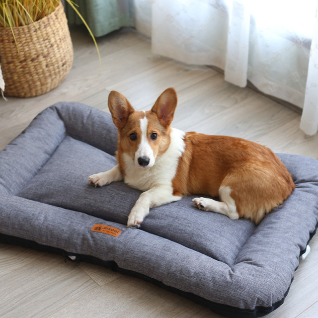 LOS ANDES Deluxe Dog Beds Super Plush Dog & Cat Beds Ideal for Dog Crates Machine Wash & Dryer Friendly