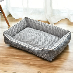 LOS ANDES Dog Beds for Large Dogs, Rectangle Washable Dog Bed Comfortable and Breathable Pet Sofa Warming Orthopedic Dog Bed for Large Medium Dogs